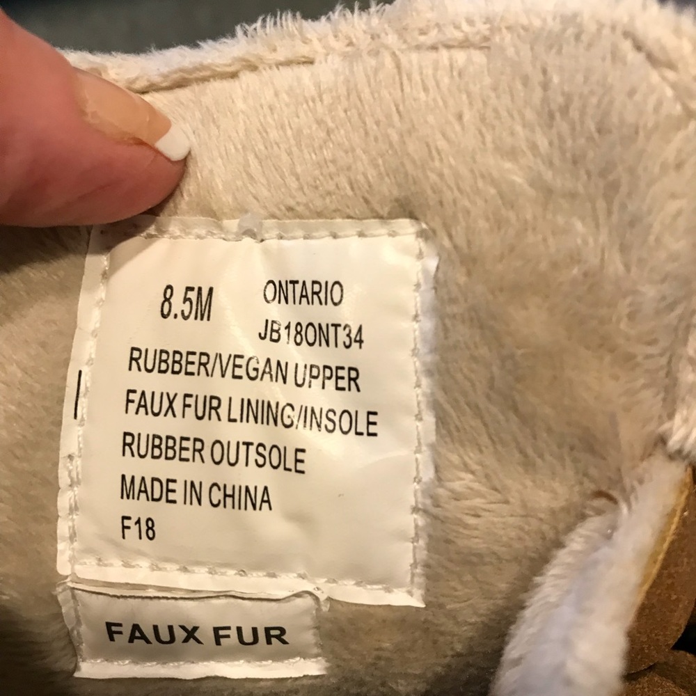 JBU By JAMBU Woman’s Ontario Duck Boots Brown/Whiskey Color Size 8.5 - Picture 13 of 16